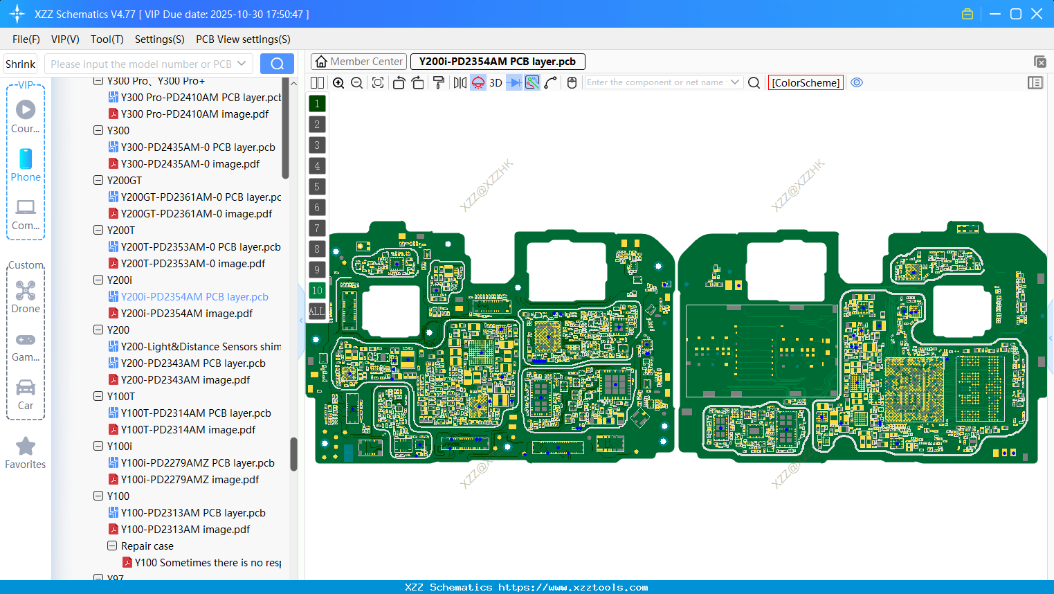 VIVO Y200i-PD2354AM PCB Layer